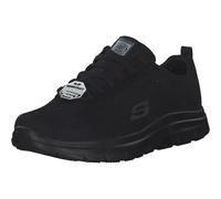 Skechers 77125EC Hombre Zapatillas, Negro (Black Mesh/Water & Stain Repellent Treatment Black), 45 EU