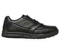 Skechers NAMPA, Sneakers para Hombre, Black Synthetic/Pu, 46 EU