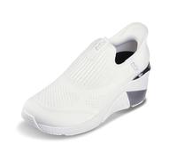 Skechers A- Wedge-Crecent Hands Free Slip-ins, Zapatillas Mujer, Blanco Opulento Jardín, 40 EU