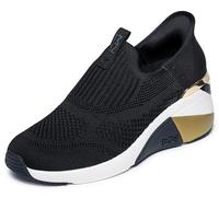 Skechers A Wedge Crecent Zapatillas para Mujer, Negro -, 38 EU