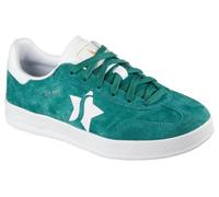 Skechers Academy Court Charm, Zapatillas Mujer, Green Leather/Trim, 39 EU