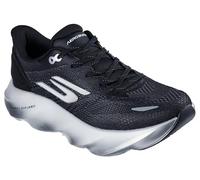 Skechers Aero Burst Performance Zapatillas para Hombre, Black Textile/White Trim, 43.5 EU