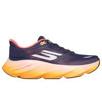 Skechers Aero Burst Sneaker, Zapatillas Hombre, Azul Marino y Naranja, 46 EU