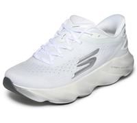 Skechers Aero Burst Zapatos para Hombre, White Textile/Silver Trim, 45 EU