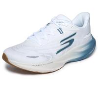 Skechers Aero Spark Performance Zapatillas para Hombre, White Textile/Blue Trim, 43.5 EU