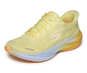 Skechers Aero Spark - Tenis sin Cordones para Mujer, Amarillo/Azul, 39 EU