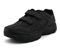 Skechers After Burn Memory Fit-Final Cut, Zapatillas Hombre, Black, 42.5 EU X-Ancho