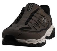 Skechers Afterburn M. Fit Ridgeburn Hands Free Slip-in, Mocasín Hombre, Brown, 45 EU