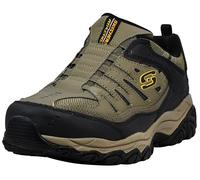 Skechers Afterburn M. Fit Wonted - Mocasines sin cordones para hombre, Guijarro, 9 Wide