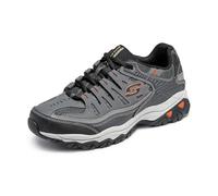 Skechers Afterburn M. Fit Zapatillas para Hombre, Carbón/Negro, 10 X-Wide