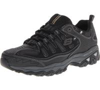 Skechers Afterburn M. Fit Zapatillas para Hombre, Negro/Carbón, 42.5 EU