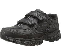 Skechers Afterburn Memory Fit - Camiseta para Hombre, Color Negro, Talla 44 EU X-Weit