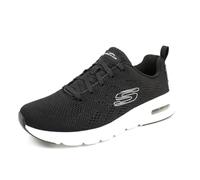 Skechers Skech-Air Court Slick Avenue, Zapatillas Mujer, Ribete Blanco de Malla Negra, 41 EU