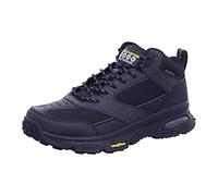 Skechers Air Envoy-Bulldozer, Zapatillas Hombre, Black Leather Mesh Black Trim, 44 EU