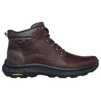 Skechers Ajuste relajado sin cordones: Pollard - Waylon, rojo y marrón, 45 EU