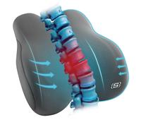 Skechers Almohada lumbar de espuma viscoelαstica, almohada de apoyo lumbar para silla de oficina, alivio del dolor de espalda, almohada lumbar, d