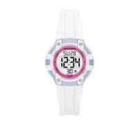 Skechers Anoka - Reloj digital de poliuretano blanco para mujer, Blanco
