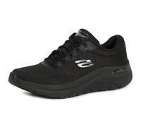 Skechers Arch Fit 2.0 Big League, Tenis Bajos Mujer, Black Mesh/Gunmetal Trim, 38 EU