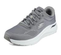 SKECHERS Arco Para 2.0 All Day Comodidad Vegano Zapatillas Gris Blanco Mens GB 6
