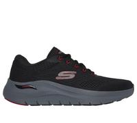 Skechers Arch Fit 2.0 en Negro/Rojo, talla 42.5, Vegan