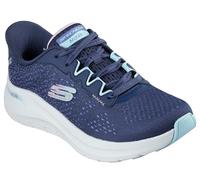 Skechers Arch Fit 2.0 Fresh Pace - Tenis para Mujer, Malla Azul Marino Duraleather Multi Trim, 41 EU