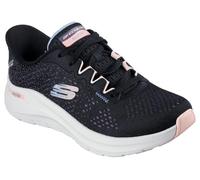 Skechers Arch Fit 2.0 Fresh Pace - Tenis para Mujer, Malla Negra de Poliuretano multiribete, 38.5 EU