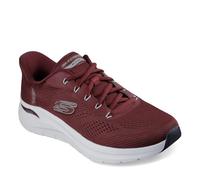 Skechers Arch Fit 2.0 Lestur Textile - Zapatillas deportivas para hombre, color burdeos, rojo oscuro, 47.5 EU