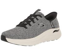 Skechers Arch Fit 2.0 Look Ahead Hands Free Slip-in, Zapatillas Hombre, Blanco y Negro, 48.5 EU X-Ancho
