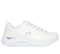 Skechers Arch Fit 2.0 - Star Bound en Blanco/Plata, talla 37.5