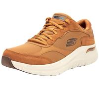 Skechers Arch Fit 2.0 The Keep, Zapatillas Hombre, Whiskey Suede/Mesh/Duraleather/Trim, 46 EU