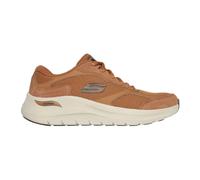 Skechers Arch Fit 2.0 The Keep, Zapatillas Hombre, Whiskey Suede/Mesh/Duraleather/Trim, 45 EU