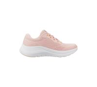 Skechers Arch Fit 2.0 Big League - Tenis para Mujer, Malla Rosa con Ribete Naranja Coral, 38 EU