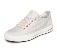 Skechers Arch Fit Arcade-Cuddle Steps - Tenis sin Cordones para Mujer, Blanco Sucio, 11 Wide
