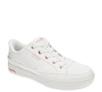 Skechers Arch Fit Arcade-Meet Ya There - Tenis para Mujer, Blanco, 9 Wide