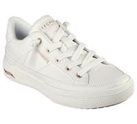 Skechers Arch Fit Arcade-on My Way, Zapatillas Mujer, White Duraleather, 37.5 EU
