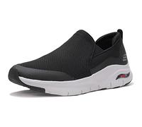 Skechers Arch Fit Banlin, Zapatillas para Hombre, Negro Blanco, 43 EU