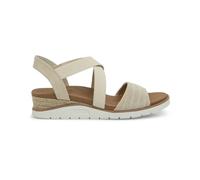 Skechers Arch Fit Beach Kiss, Sandalia Mujer, Duraleather de Punto Natural, 39 EU