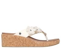 Skechers Arch Fit Beverlee - Rare Blossom en Rota Blanca, talla 38, Vegan