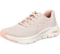 Skechers Arch Fit Big Appeal, Zapatillas Mujer, Natural Knit Mesh Coral Trim, 40 EU