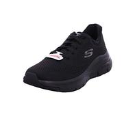 Skechers Arch Fit Big Appeal, Zapatillas Mujer, Ribete de Malla Negro BBK, 36.5 EU