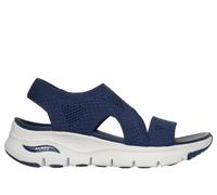 Skechers Cali, Sandalia Mujer,Tejido Azul Marino, 36 EU