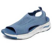 Skechers Arch Fit City Catch Sandalia para mujer, Pizarra, 35 EU