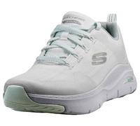 Skechers Arch Fit Comfy Wave, Zapatillas Bajas Mujer, White Mint Wmnt, 41 EU