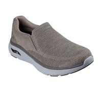Skechers Zapatillas Arch Fit Crosser Locke para hombre, marrón, 43 EU