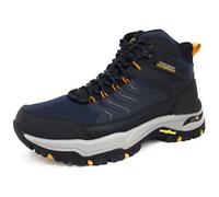 Skechers Arch Fit Dawson Raveno - Tenis para Hombre, Malla de Cuero Azul Marino y Negro, 41 EU