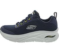 Skechers Arch Fit D'Lux Sumner, Zapatillas Hombre, Navy/Lime, 40 EU