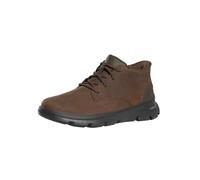 Skechers Arch Fit Garza Ridley, Botas Cortas al Tobillo Hombre, Cocoa Leather/Synthetic, 42 EU