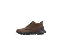 Skechers Arch Fit Garza Ridley, Botas Cortas al Tobillo Hombre, Cocoa Leather/Synthetic, 44 EU