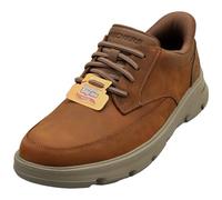 Skechers Tenis Arch Fit Garza para hombre – Piel sintética marrón oscuro – 43 EU