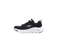 Skechers Arch Fit Glee For All, Zapatillas Mujer, Black/White, 36 EU